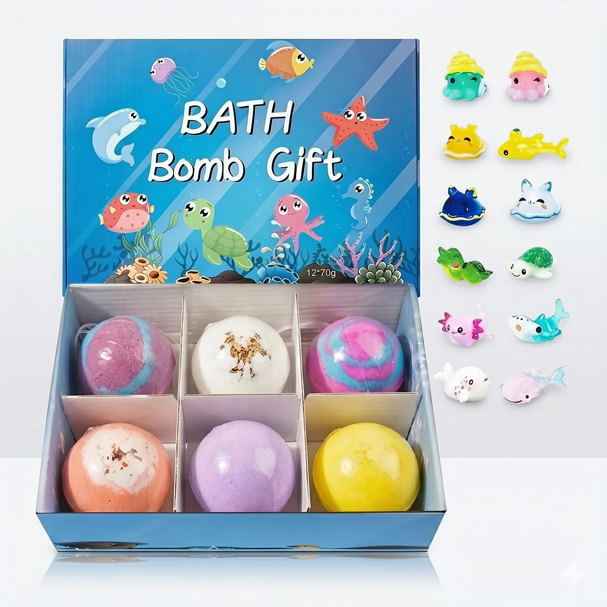Bath Bomb Set with Surprise Toys