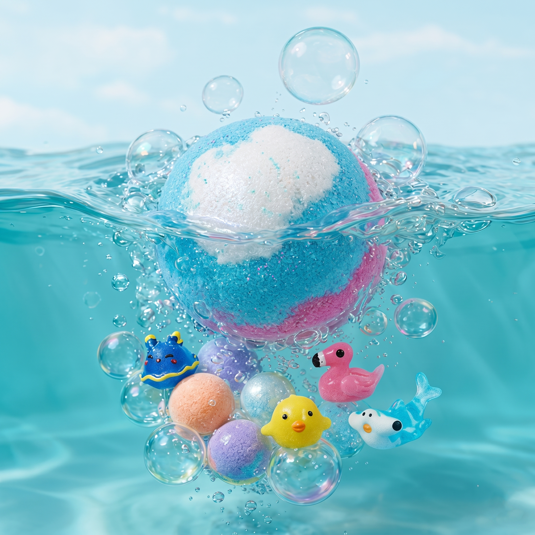 Bath Bomb Set with Surprise Toys